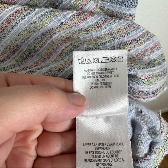 Akemi + Kin Striped High Neck Mini Dress Size Xsmall - Picture 5 of 7